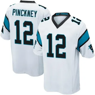 Sam Pinckney Carolina Panthers Men's Game Nike Jersey - White