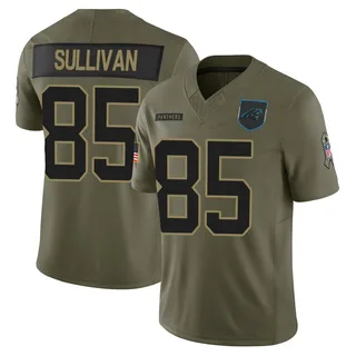 Stephen Sullivan Carolina Panthers Men's Limited 2025 Salute to Service Nike Jersey - Olive