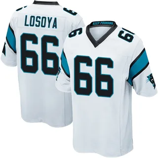 Steven Losoya Carolina Panthers Youth Game Nike Jersey - White