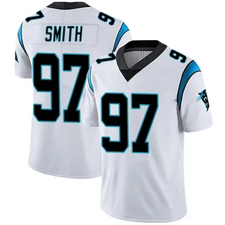 T.J. Smith Carolina Panthers Men's Limited Vapor Untouchable Nike Jersey - White