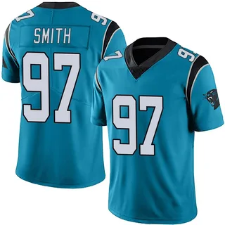 T.J. Smith Carolina Panthers Youth Limited Alternate Vapor Untouchable Nike Jersey - Blue