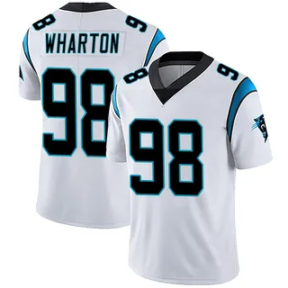 Tershawn Wharton Carolina Panthers Men's Limited Vapor Untouchable Nike Jersey - White