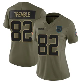 Tommy Tremble Carolina Panthers Women's Limited 2025 Salute to Service Nike Jersey - Olive