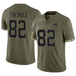 Tommy Tremble Carolina Panthers Youth Limited 2022 Salute To Service Nike Jersey - Olive