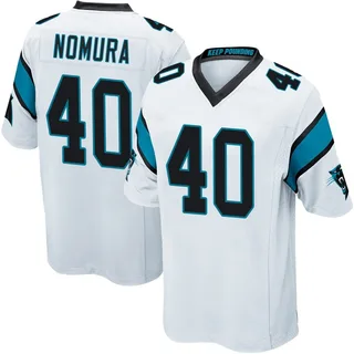 Tuasivi Nomura Carolina Panthers Men's Game Nike Jersey - White