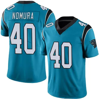 Tuasivi Nomura Carolina Panthers Youth Limited Alternate Vapor Untouchable Nike Jersey - Blue