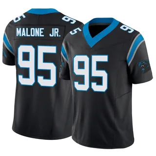 Tywone Malone Jr. Carolina Panthers Men's Limited Vapor F.U.S.E. Nike Jersey - Black