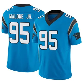 Tywone Malone Jr. Carolina Panthers Youth Limited Vapor F.U.S.E. Nike Jersey - Blue