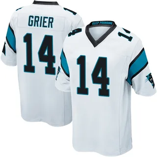 Will Grier Carolina Panthers Men's Game Nike Jersey - White
