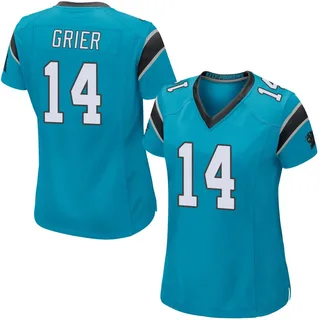 Will Grier Carolina Panthers Women's Game Alternate Nike Jersey - Blue
