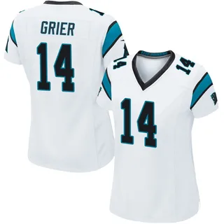 Will Grier Carolina Panthers Women's Game Nike Jersey - White
