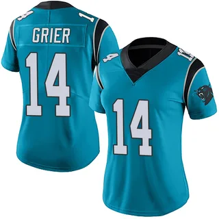 Will Grier Carolina Panthers Women's Limited Alternate Vapor Untouchable Nike Jersey - Blue