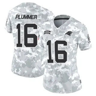 Women's Jack Plummer Carolina Panthers Women's Limited Arctic Camo 2024 Salute to Service Nike Jersey