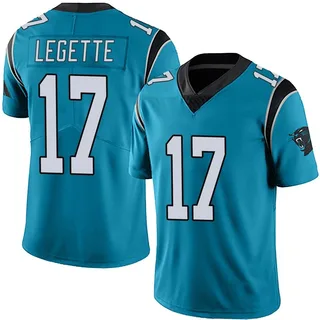 Xavier Legette Carolina Panthers Men's Limited Alternate Vapor Untouchable Nike Jersey - Blue