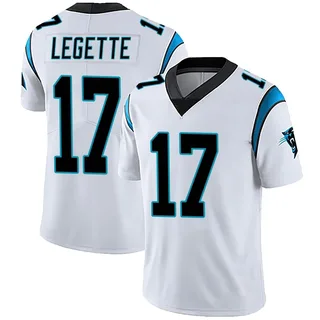 Xavier Legette Carolina Panthers Men's Limited Vapor Untouchable Nike Jersey - White