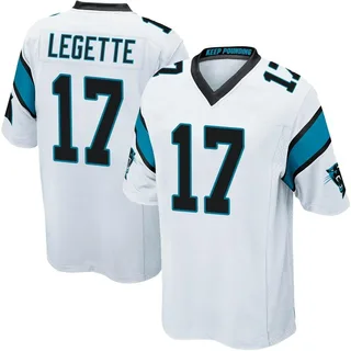 Xavier Legette Carolina Panthers Youth Game Nike Jersey - White