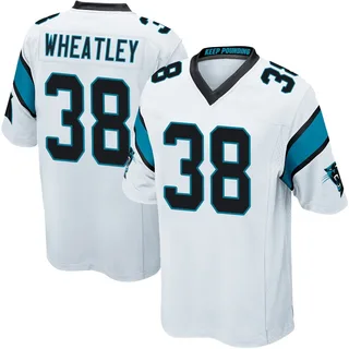 Zakee Wheatley Carolina Panthers Men's Game Nike Jersey - White