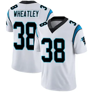 Zakee Wheatley Carolina Panthers Men's Limited Vapor Untouchable Nike Jersey - White
