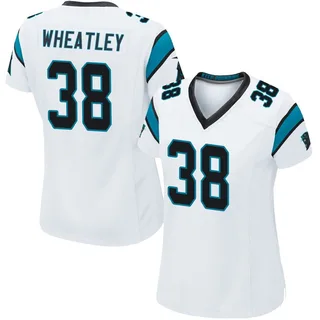 Zakee Wheatley Carolina Panthers Women's Game Nike Jersey - White